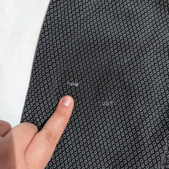 GAP Black with  White Detail Work Pants - Elastic Waist and Ankle- size XS - Picture 3 of 9